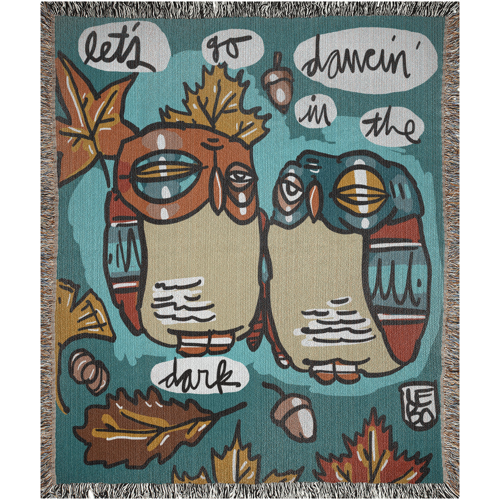 Let's Go Dancin' in the Dark - Lebo Woven Blankets